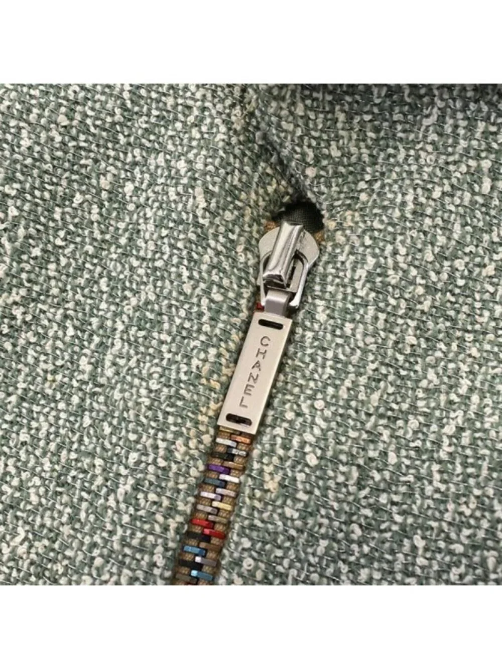 Chanel 01P Jacket Green